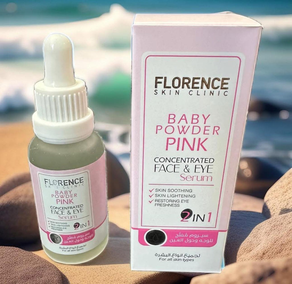 Florence Baby Powder Pink Concentrated Face and Eye Serum - 30ml