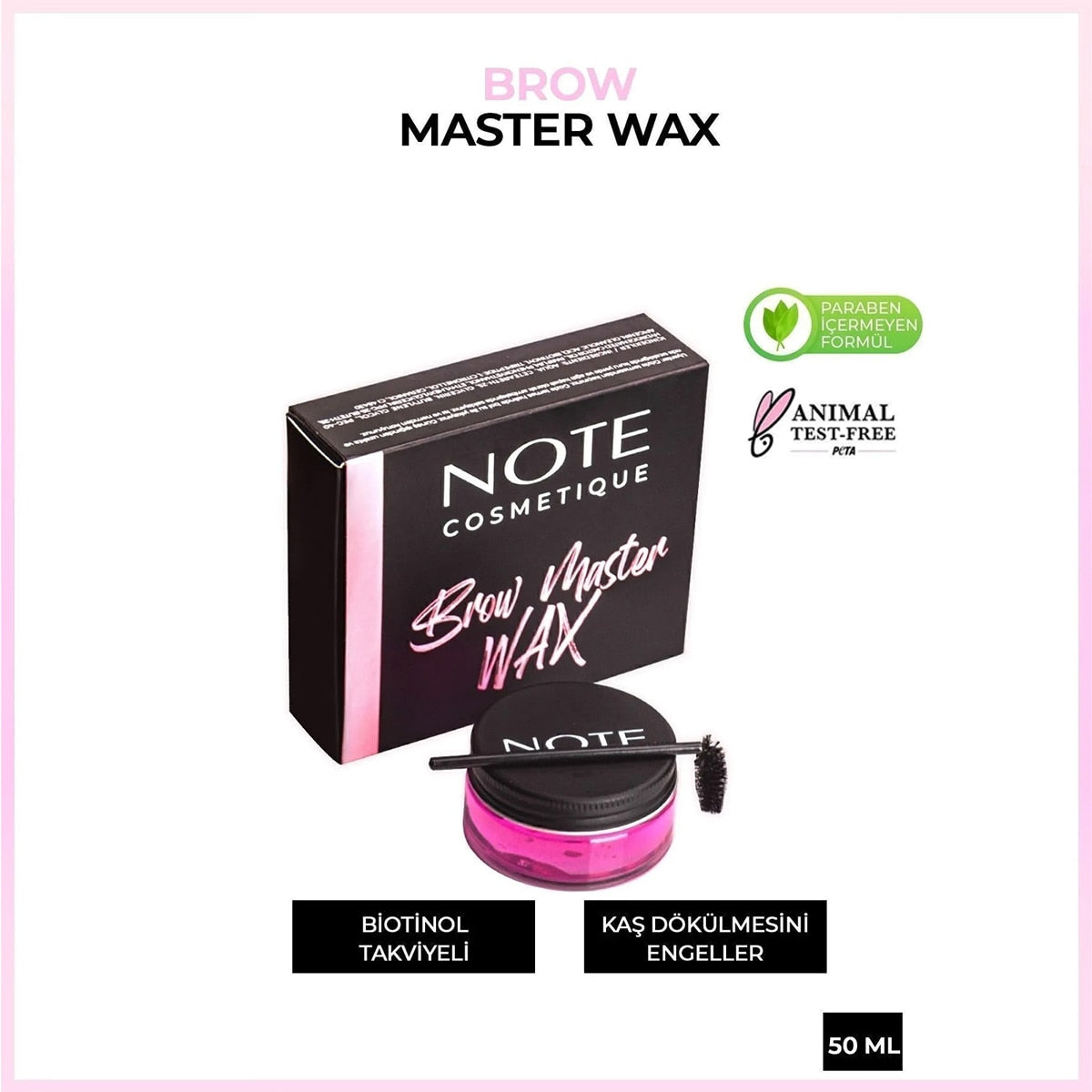 Note brow master wax