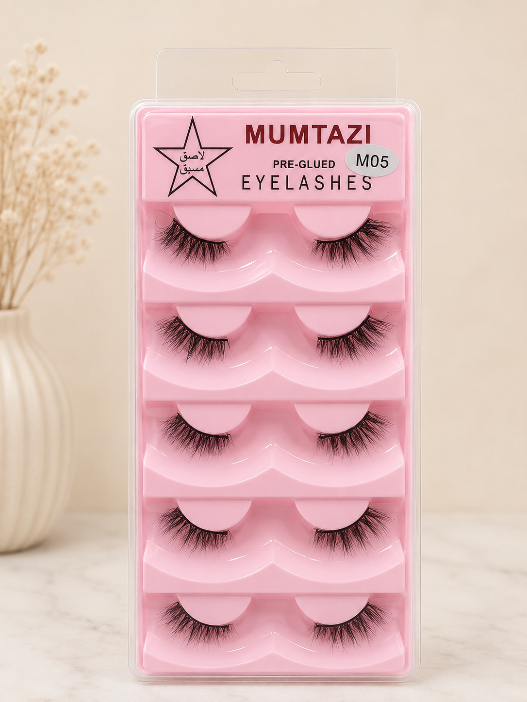 Mumtazi pre glued 5 pair eyelash