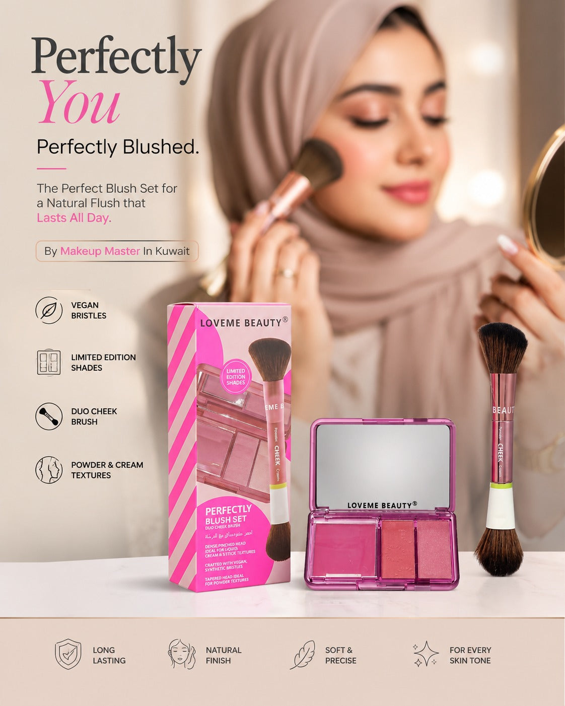LOVEME BEAUTY Perfectly Blush Set