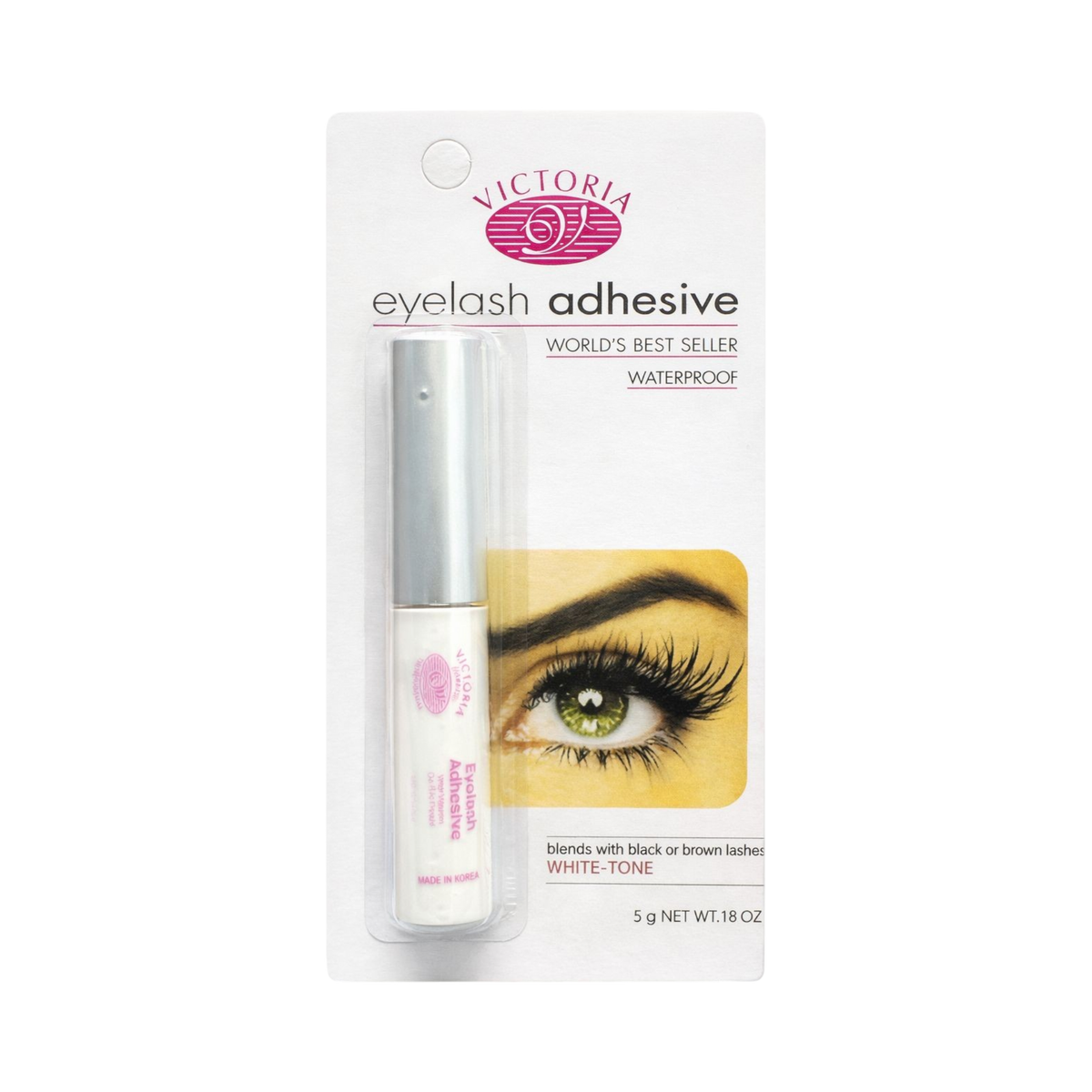 Victoria eyelash adhesive white tone