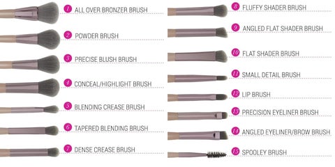 BH Cosmetics 15 pcs brush set