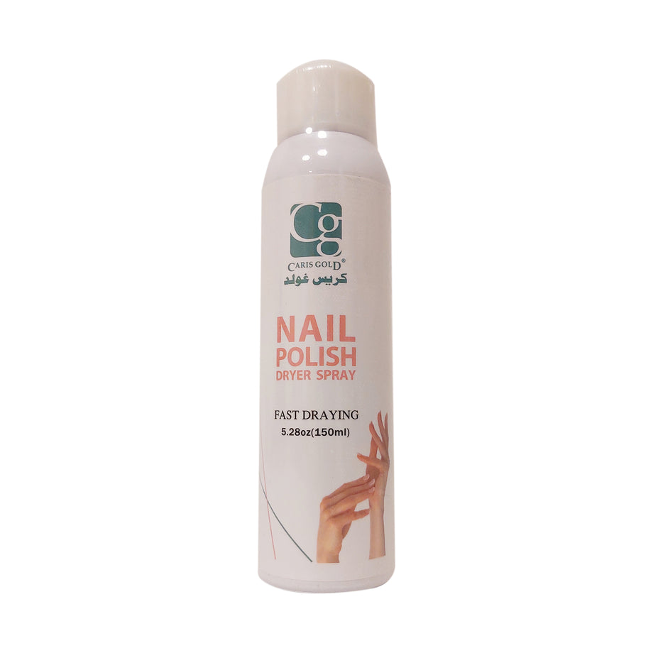 Caris gold nail polish dryer spray