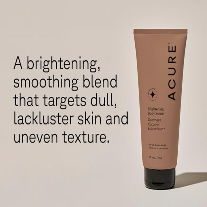 Acure Brightening Body Scrub Sea Salt and Niacinamide - 177ml
