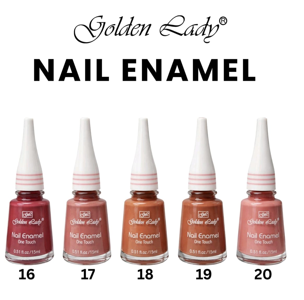 Golden lady nail enamel 15ml