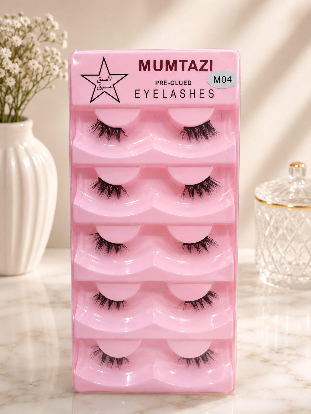 Mumtazi pre glued 5 pair eyelash