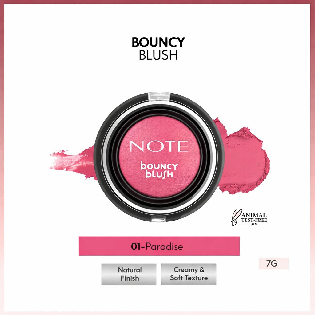 Note bouncy blush