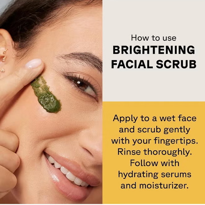 Acure Brightening Facial Scrub Sea Kelp & French Green Clay - 118ml