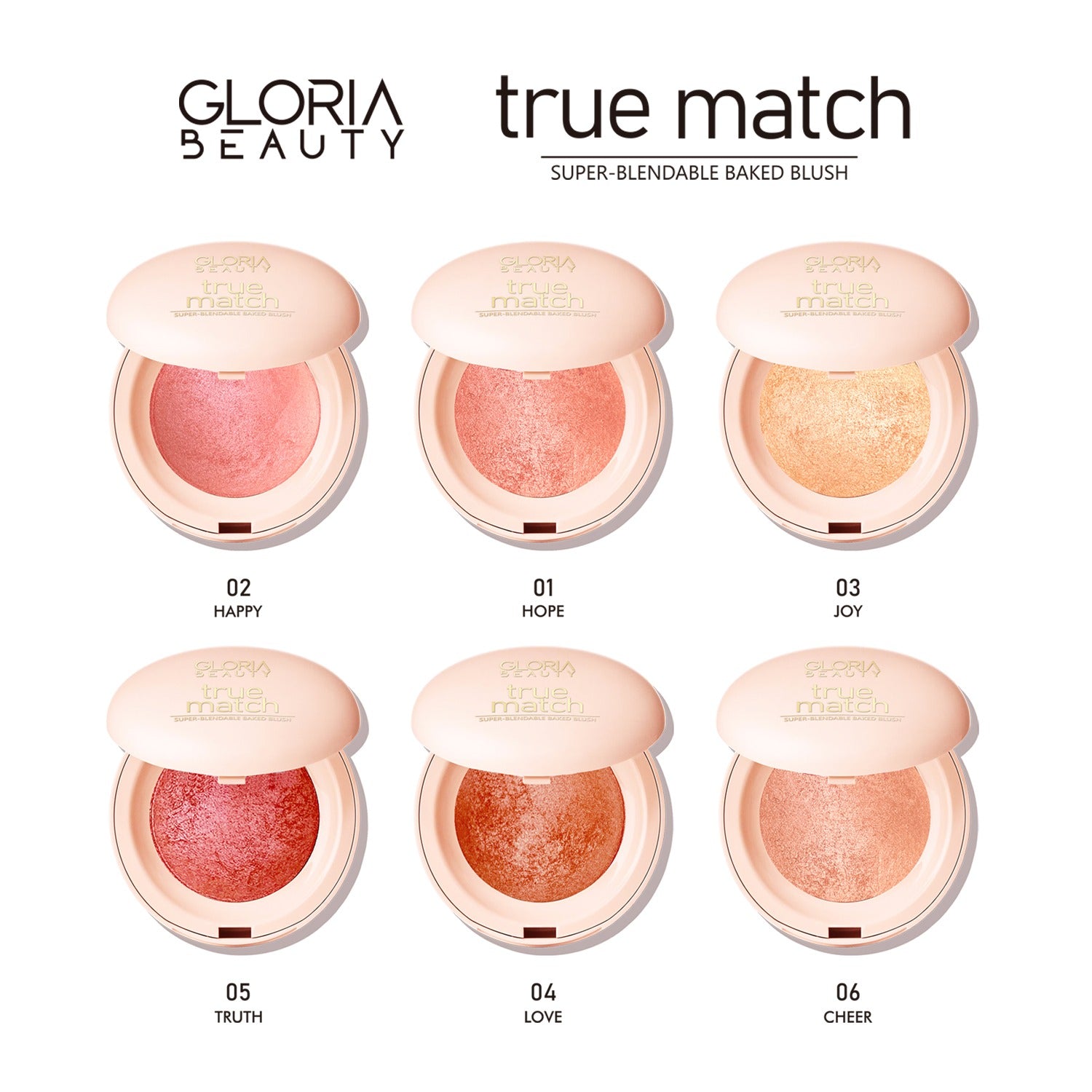 Gloria beauty true match baked blush