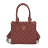 Small Checker Embossed Tote Bag